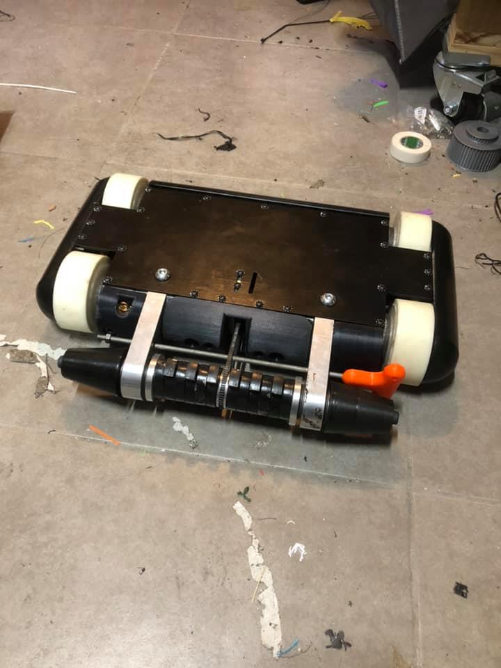 Bucktooth Senior after an overnight build sprint.