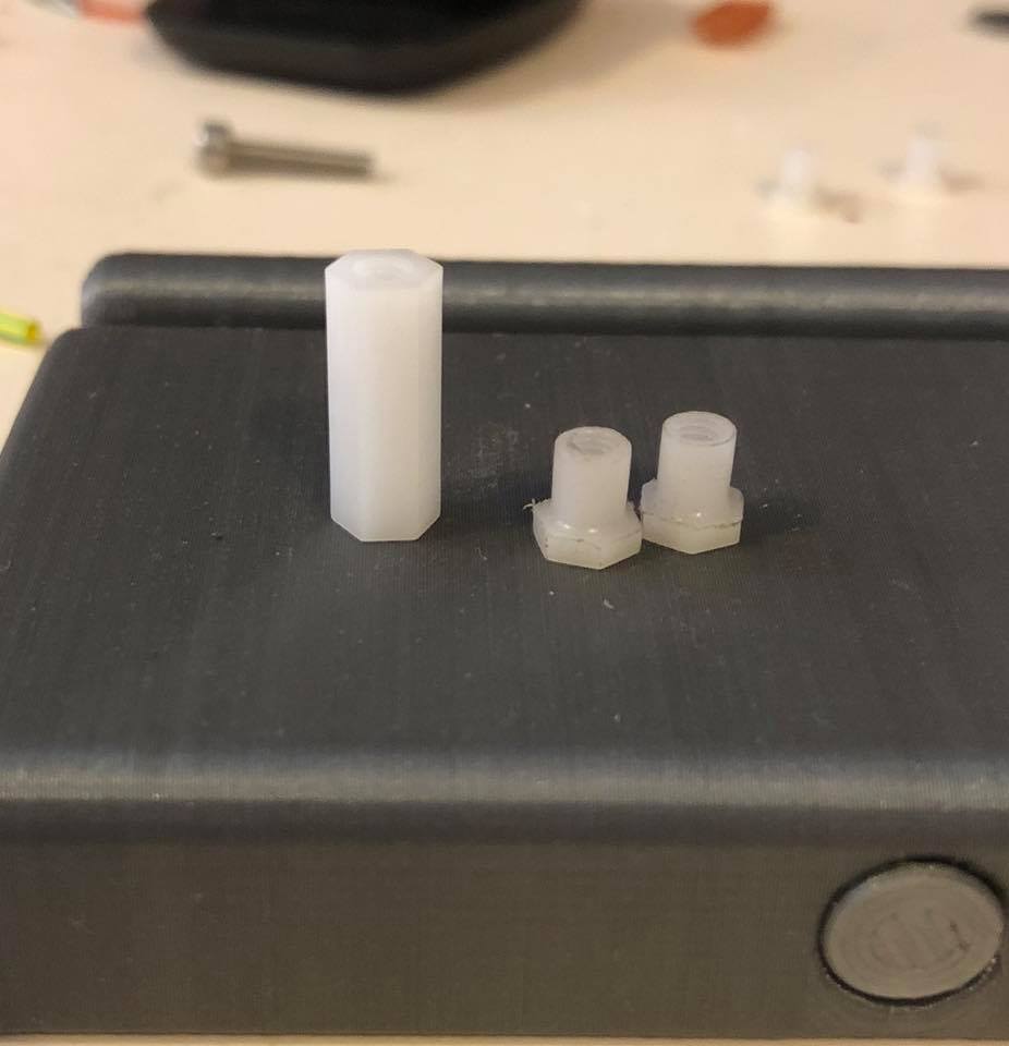 Replacement parts made for the drone project.
