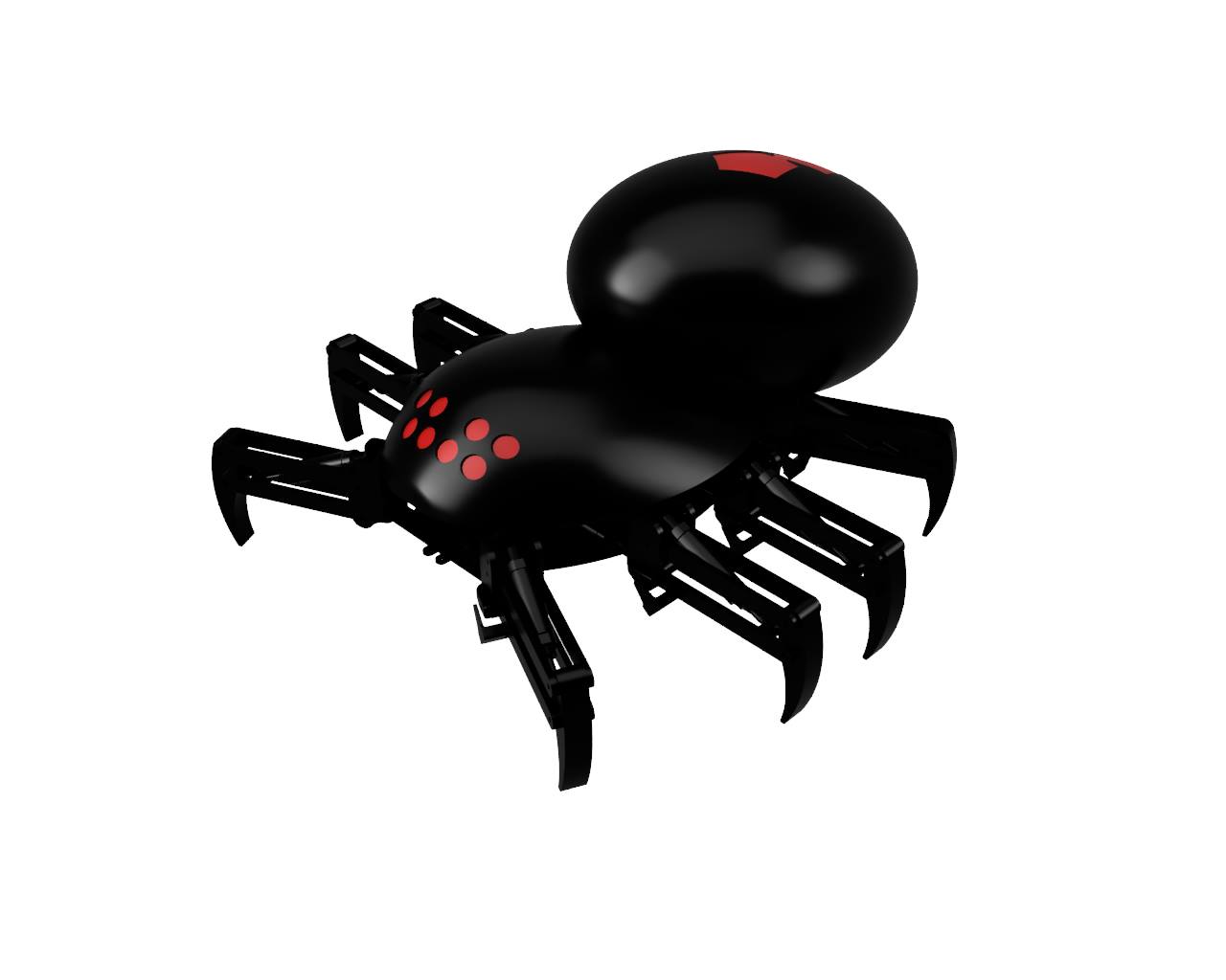 Early concept image for the Redback spider combat robot.