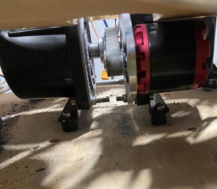 Redback drive and belt components after a test issue.