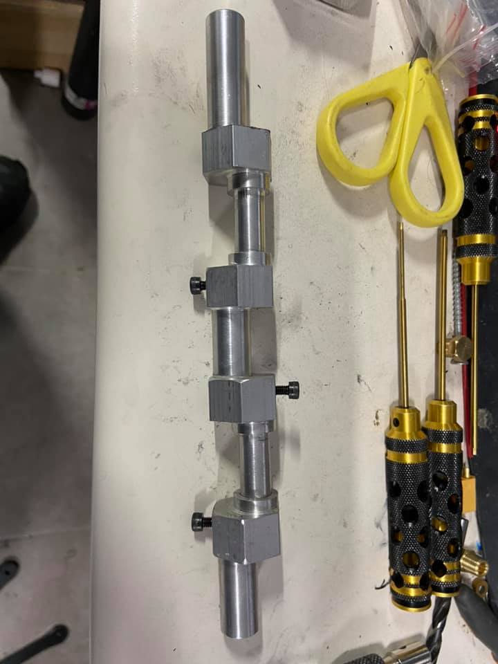 Redback compressor cam revision during test fitting.