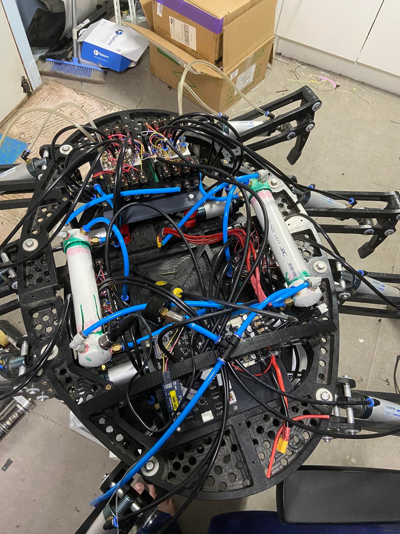 Redback compressor motor issue discovered just before competition.