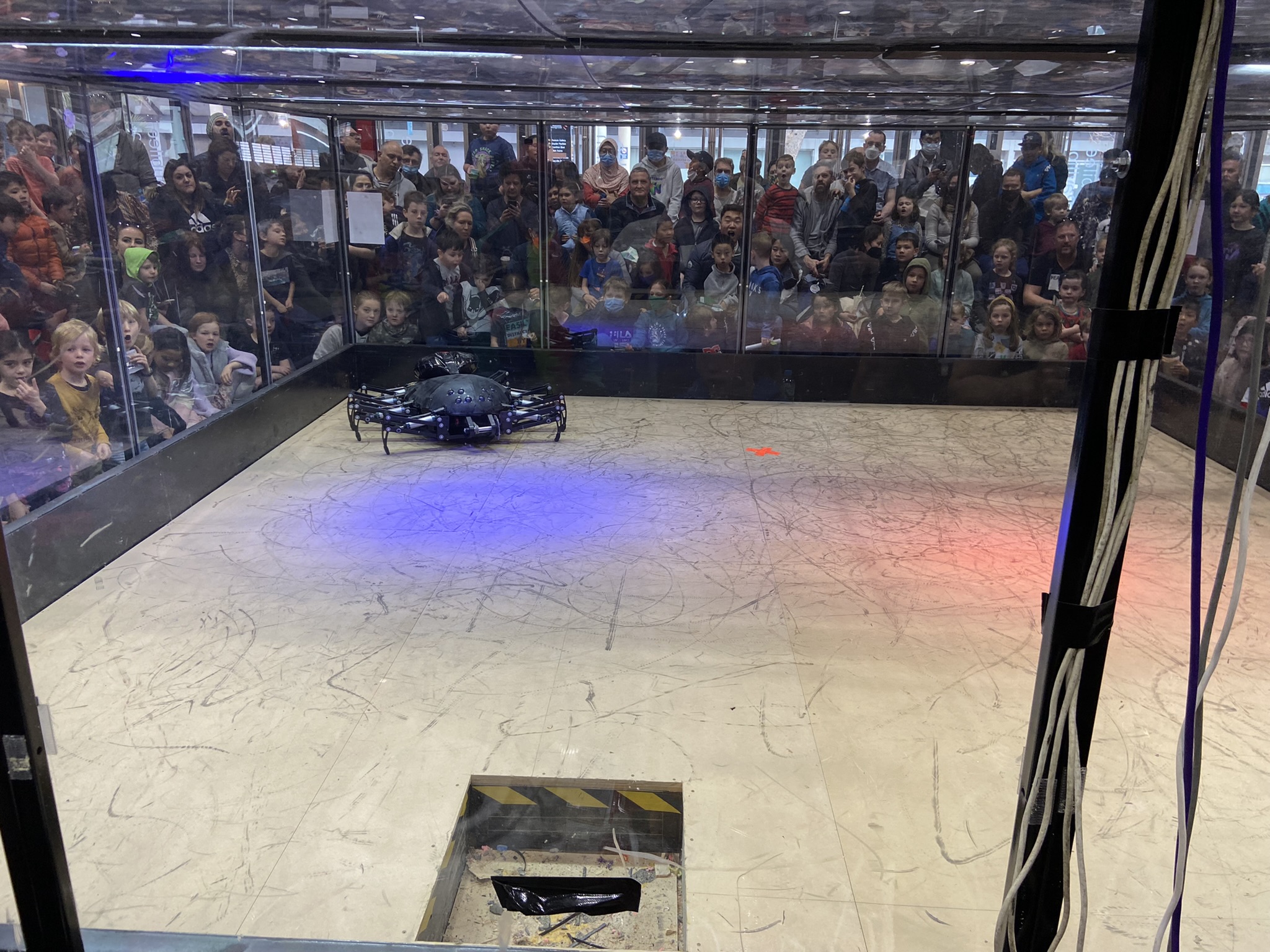 Redback at the event venue, Robot Havoc 5.