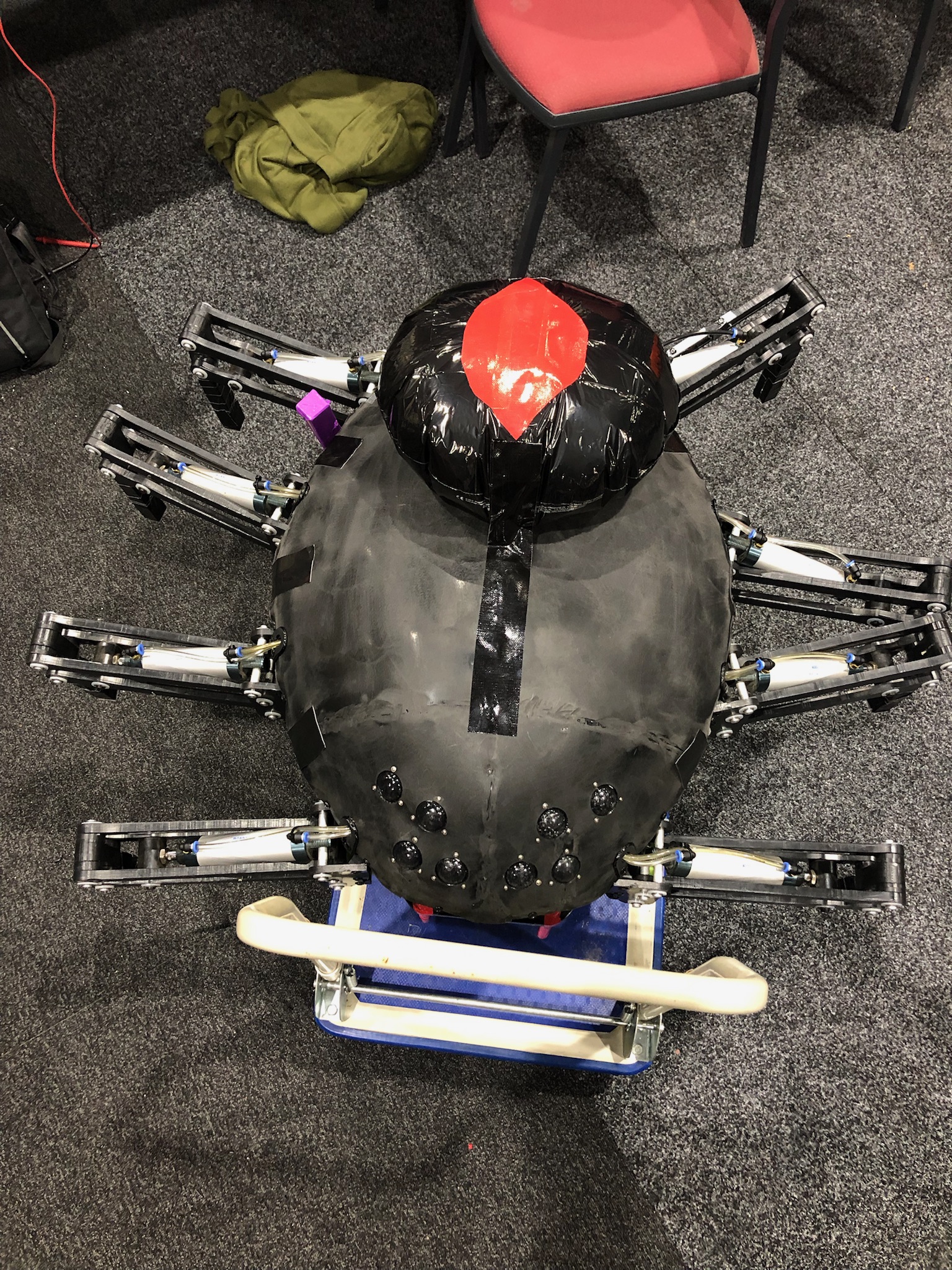Redback competing at Robot Havoc 5.